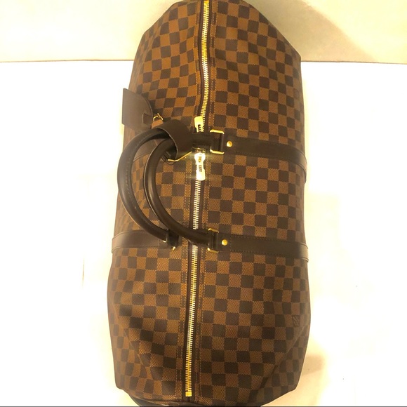 💯% Authentic Keepall Bandoulere 55 Louis Vuitton coated canvas excellently care - Picture 3 of 8
